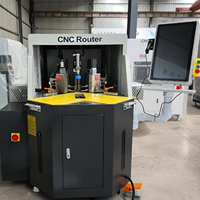 Máquina de Unión de Esquinas CNC de Alta Calidad 2026 Aura 120MM 180MM para Perfil de Aluminio
