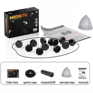 Trò chơi cờ vua từ tính với dây điều chỉnh được nâng cấp và các quân cờ nam châm lớn bền bỉ, trò chơi bảng giáo dục dành cho trẻ em - Product Image 2