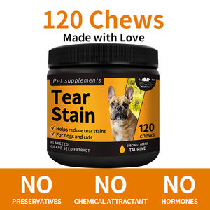 Suplementos para eliminar manchas de lágrimas que apoyan la salud ocular, arándano, cúrcuma, golosinas eficientes de acción prolongada para perros, masticables suaves para todas las razas - Product Image 6