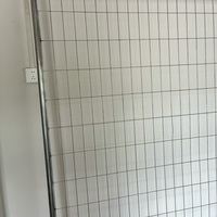 Vente chaude : Panneaux de clôture en treillis métallique galvanisé et revêtu de PVC, à mailles losangées, pour maisons, extérieur, anti-escalade, sécurité