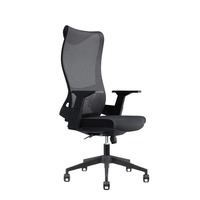 Meubles Foshan vente en gros pas cher chaise de travail d'ordinateur dossier haut pleine maille pivotante chaise de bureau ergonomique de direction moderne