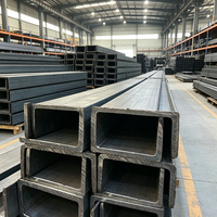 Barra en U Estructural Galvanizada Sin Aleación ASTM A6/A6M-14 C75 C100 C130 C150 C200, Perfil de Acero de 75x40 100x50