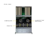 Serveurs Supermicro GPU A + 4U AS-4125GS-TNRT calcul haute performance AMD9005 CPU 8 cartes serveur de support flexible