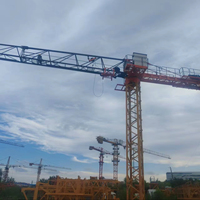 Grue à tour sans cabine 6T Flattop, Moteur RC, Section de mât, Cabine, Pièces de rechange, Câble métallique, Interrupteur de fin de course