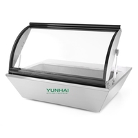 Vitrine réfrigérée pour salades de comptoir commercial, refroidisseur de nourriture pour buffet, vitrine réfrigérée, réfrigérateur