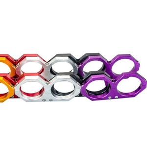 Poyracing Aluminum Fuel Pump <b>Bracket</b> 60mm Dual Mounting Clamp For Retrofit Upgrade - Product Image 5