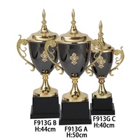 Trophée de football et de basketball en métal, grande taille, haute qualité, personnalisable avec logo et nom, pour récompenses sportives, vente en gros