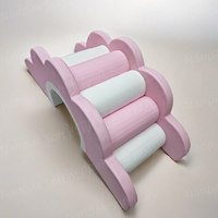 Structure de jeu commerciale en mousse arc-en-ciel, tunnel d'escalade souple pour enfants, équipement de jeu intérieur/extérieur pour garderies, écoles et locations de fêtes