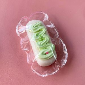 Nuevo Juguete Antiestrés de Silicona con Forma de Pastel de Arroz con Sabor a Matcha, Realista, de 6 cm, para Niños y Adultos, Creativo y Divertido - Product Image 3