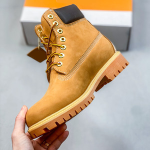 Mens Classic Work Boots Leather Lace Up Ankle Boots Outdoor Durable Retro Style Casual Fashion Shoes - Product Image 5