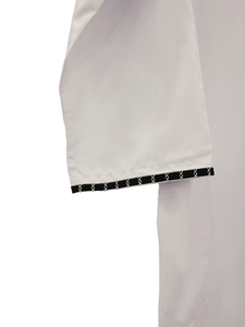 <b>Men's</b> White Casual Summer Wedding Lightweight <b>Thobe</b> Long Sleeve Stand Collar Ankle Length Cotton Prayer Wear Middle East Style - Product Image 4