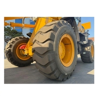 Chargeuse sur pneus robuste de 2 tonnes, moteur diesel, boîte de vitesses à commande PLC, puissance de 75 kW pour chantier, garantie 1 an, godet personnalisé