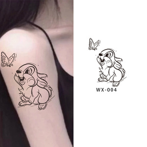 Tatuaggio Temporaneo con Motivi <span class=keywords><strong>Carini</strong></span>, Superficie Opaca Duratura, Adesivo Semi-permanente Impermeabile per Uomo - Product Image 5