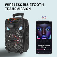 Altavoz portátil para Bluetooth con iluminación LED RGB para uso en cine en casa