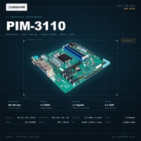 Carte mère industrielle DDR4 2 LAN 6 COM PCIe VGA M.2 Intel Core I3 I5 I7 Carte mère embarquée 240x240mm
