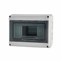 Boîtier de distribution électrique extérieur étanche à montage ouvert 12 voies série HT IP65 UL-V0 en ABS pour instruments électroniques