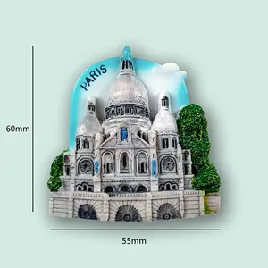 Aimants de réfrigérateur 3D sur le thème des voyages : Souvenirs touristiques des pays européens et des villes du monde entier - Product Image 6