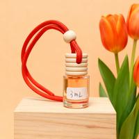 Diffuseur de parfum pour voiture OEM personnalisé, flacon suspendu 5ml en verre, mini-parfum rafraîchissant longue durée pour voiture