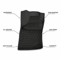 Tapis de sol de voiture 3D en TPE pour Toyota Hilux Revo 2015-2025 LHD RHD, tapis de sol toutes saisons