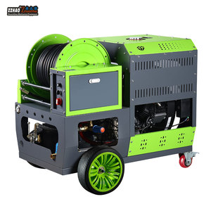 Cống máy bay phản lực 37hp 72lpm 200bar cao áp tản nhiệt nồi hơi kỹ thuật đường ống làm sạch máy - Product Image 6