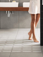 Tapis de douche Transparent antidérapant, autocollants de douche antidérapants à peler et à coller