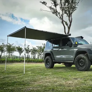 New Pickup Camper 2.5mx2.5m 4WD 4X4 Side Car Pull Out AWNING Roof Rack Awning