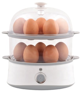 Cuiseur et cuiseur vapeur automatique rapide en acier inoxydable, petit appareil de cuisine pour la cuisson à la vapeur des œufs, usage domestique, modèle B - Product Image 4