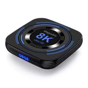 HK1 <span class=keywords><strong>Rbox</strong></span> H8S Magcubic Allwinner H618 Android Set-Top-Box Android 12 Dual WLAN BT4.0 4K mit LED-Display Unterstützt IPTV-Player - Product Image 3
