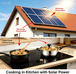 Set di Cucina a Induzione Solare DC Specifico per l'Indonesia, Alimentato a Energia Solare, Basso Costo Operativo - Product Image 6