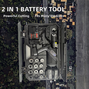Herramienta Hidráulica Eléctrica a Batería 2 en 1 <span class=keywords><strong>Dong</strong></span> <span class=keywords><strong>Cheng</strong></span> 400, 18V, 70KN de Presión, 42mm de Carrera, Funciones de Prensado Hexagonal y Corte de Cobre - Product Image 3