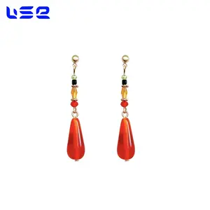 High Quality Gold Plated Chinese Retro Long Tassel Drop Fashion Jewelry Earrings