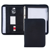 Portafolio de Documentos Personalizado A4, Carpeta con Cremallera de Tela Oxford, Portafolio con Carpeta, Portafolio de Poliéster Reciclado