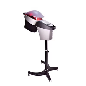 Produit phare : Appareil professionnel sur pied à vapeur pour salon de coiffure, accélérateur de coloration et traitement capillaire à l'huile pour spa - Product Image 1