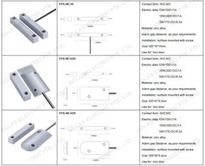 Sensor de Contacto Magnético Inteligente con Cable KOLAS FMC-55, Carcasa de Aleación de Aluminio, 0.5A/1A, 100VAC/200VDC, para Uso Industrial y Doméstico - Product Image 6