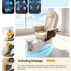 JingYi Luxury Pedicure Spa Massage Chair for Nail Salon Pedicure Chair with Mist Electric <strong>Thera</strong> Mist Pedicure Chairs Recliner - Product Image 3