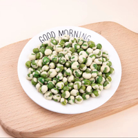 Snacks sains de pois verts épicés croquants et riches en protéines Snacks de haricots frits certifiés casher cuits au four savoureux emballés dans un sac en vrac