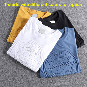 Camiseta Unisex de cuello redondo con Logo impreso 3d personalizado, nueva moda - Product Image 3