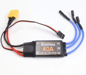 Contrôleur de vitesse ESC sans balais 40A 2-4S avec UBEC 5V 3A pour quadricoptères FPV, avions, hélicoptères F450 F550 S500, moteur 30A XT60 - Product Image 1