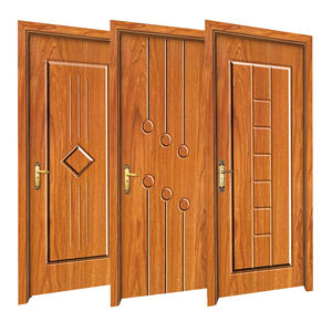 Fabricante LINRUN, Puerta de Madera de Alta Calidad Hecha en China, Puertas Interiores de Madera Sólida para Casas, Puerta Pintada Directamente de Fábrica para Dormitorio - Product Image 2