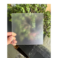 Panneau/feuille adhésive double face en polycarbonate transparent personnalisé, surface givrée, protection UV, garantie 10 ans, certifié ISO9001