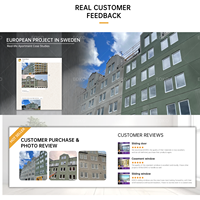 Ventanas de Aluminio para Apartamentos Europeos EOKO, Proyecto Personalizado de Ventanas Fijas y Abatibles de Alta Eficiencia Energética para Climas Fríos y Variables