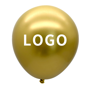 Globos de Látex Metálicos de Alta Calidad con Color Perla y Logotipo Personalizado Impreso - Product Image 1