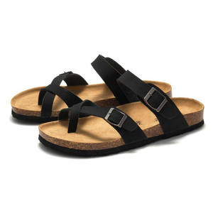 High-quality Breathable Men's and Women's Flat slippers Women's Cork slippers Trendy Men's Cool slippers Beach Casual <b>Shoes</b> - Product Image 1