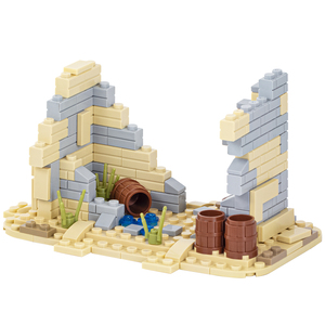 Moc5009 Guerre Suburbane, Armi Militari all'Ingrosso, Modello di Fortificazione e Caserma, Giocattoli per Bambini e Bambine, Blocchi da Costruzione - Product Image 4
