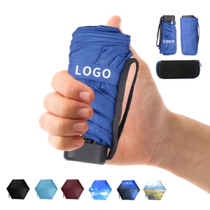 Custom 5 Fold Mini ultra Light Manual Umbrella Cute Design Style Pocket Parasol Adults Manual Open Rain Shine Factory Direct - Product Image 3