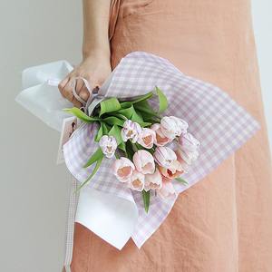 Papel y Cartón Impermeables para Ramos Florales, Estilo Europeo, Patrones de Verano, Papel Artesanal Recubierto de PE para Arreglos Florales - Product Image 6