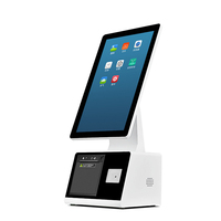 Sistema de Punto de Venta para Kiosco de Autoservicio, Pantalla Táctil Inteligente de 15.6 Pulgadas, Terminal de Pago Interactivo para Kioscos de Comida Rápida y Restaurantes