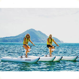 Bicicleta Acuática Inflable de PVC, Bicicleta de Pedales para Mar, Tubo de Pedales para Agua - Product Image 1