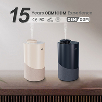 Nouveau Diffuseur d'Huiles Essentielles Électrique Portable en Alliage d'Aluminium et Tissu, Sans Eau, 35 dB, pour Parfum d'Ambiance et Arôme Hôtelier
