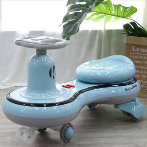 Venta caliente nuevo modelo de dibujos animados bebé columpio coche con volante bebé paseo en coche para <span class=keywords><strong>3</strong></span>-8 años - Product Image 3